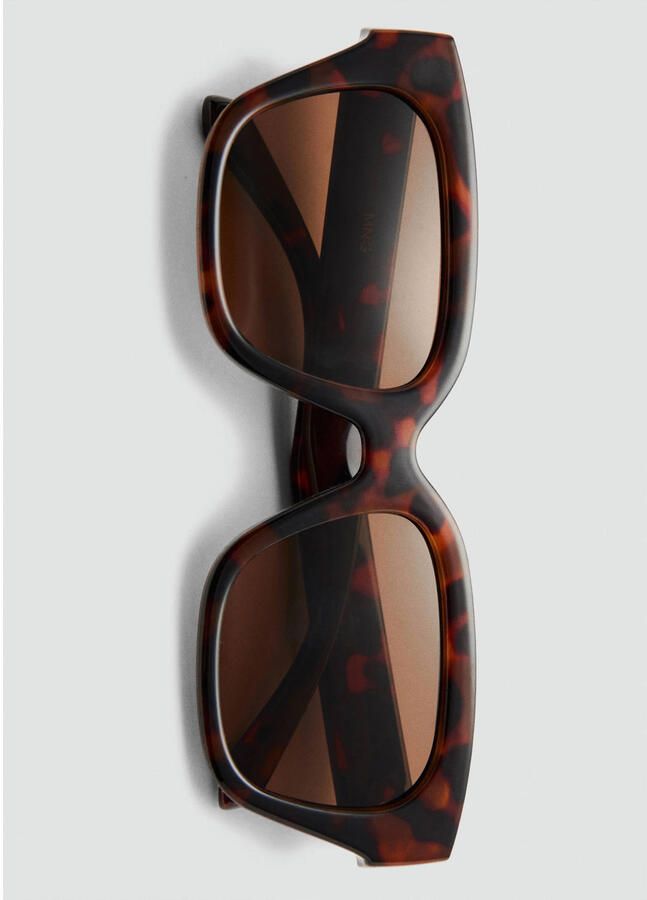 Mango zonnebril met tortoise print bruin - Foto 2