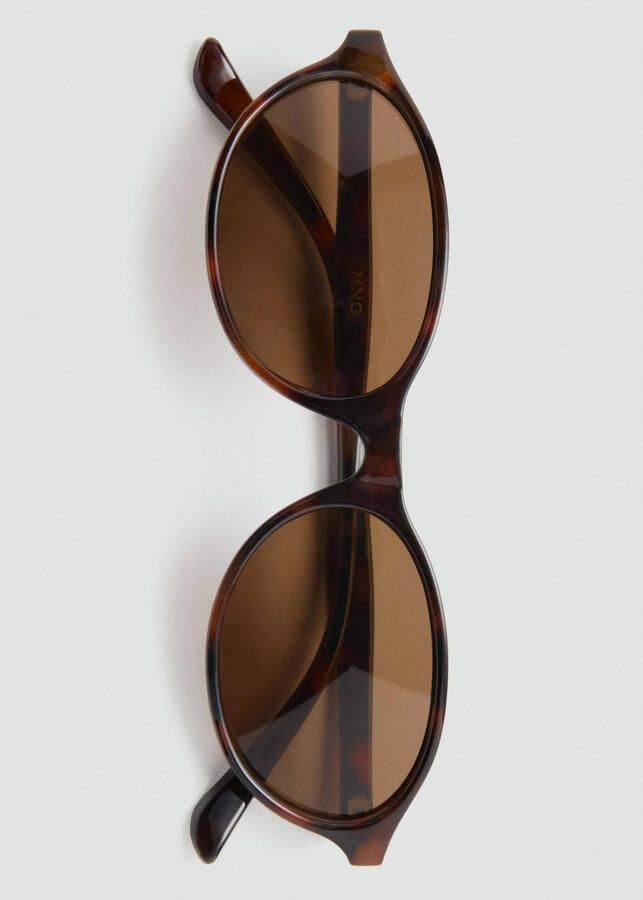 Mango zonnebril met tortoise print bruin - Foto 3