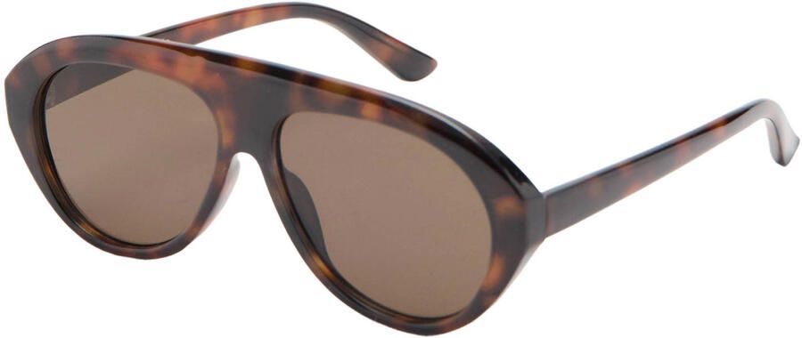 Mango zonnebril met tortoise print bruin
