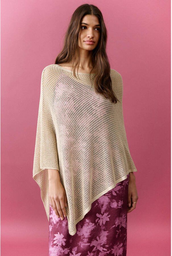 MANGO TEEN asymmetrische top goud