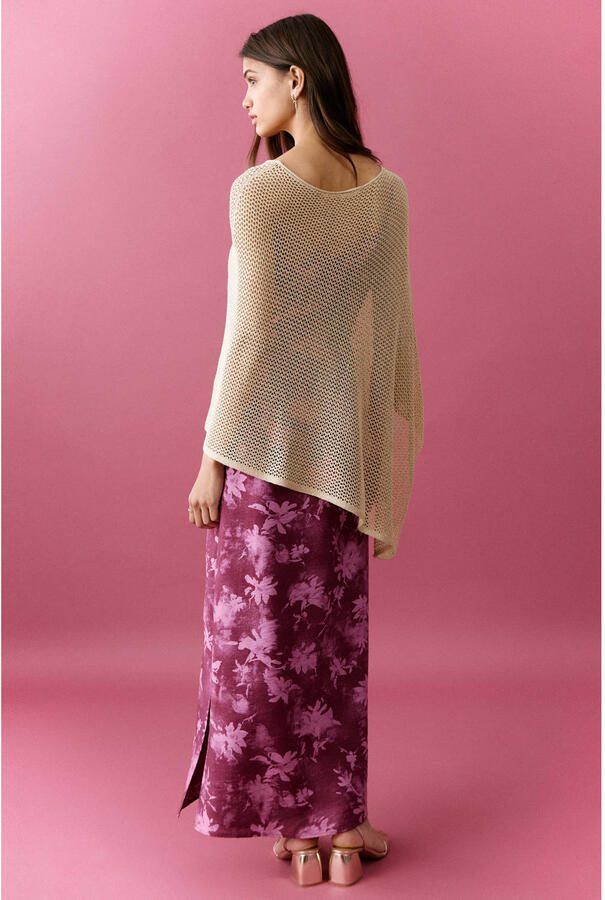 MANGO TEEN asymmetrische top goud - Foto 2