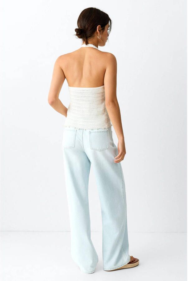 MANGO TEEN baggy jeans lichtblauw - Foto 3