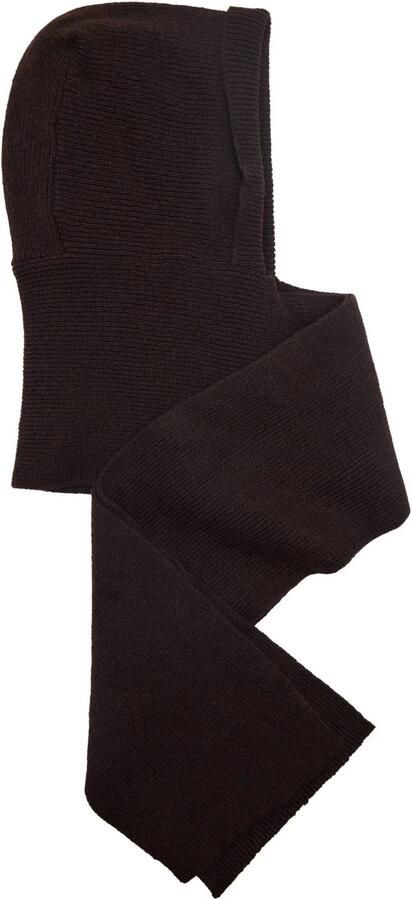 MANGO TEEN balaclava donkerbruin Muts Meisjes Polyester Effen