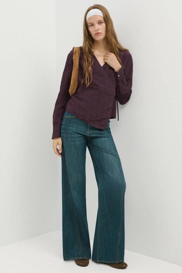 MANGO TEEN blouse paars