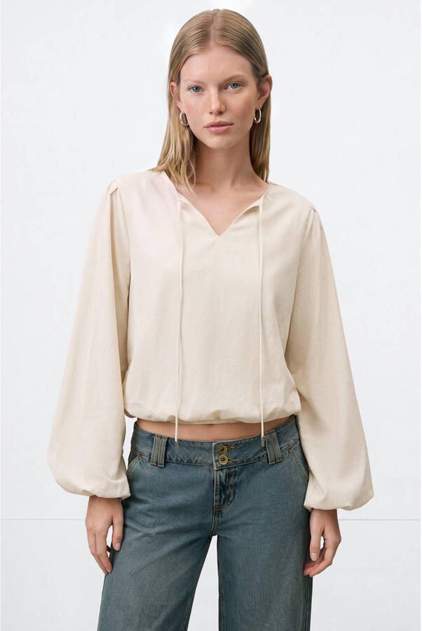 MANGO TEEN blousetop beige