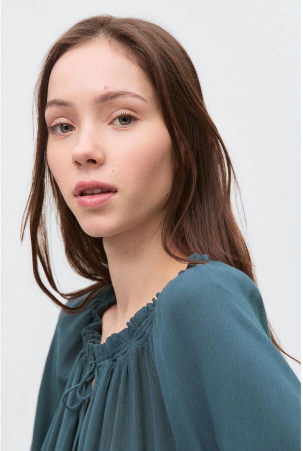 MANGO TEEN blousetop donkerblauw - Foto 2
