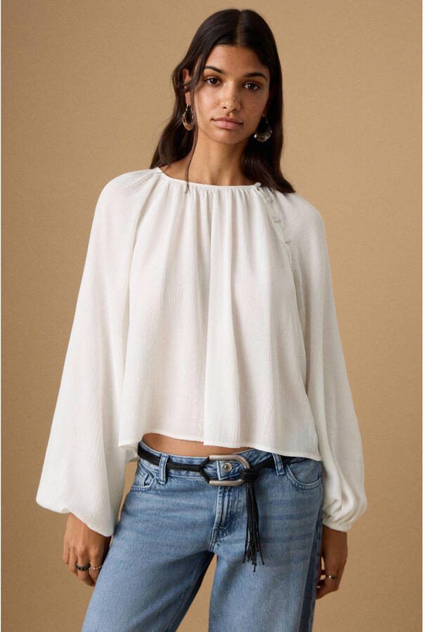 MANGO TEEN blousetop ecru