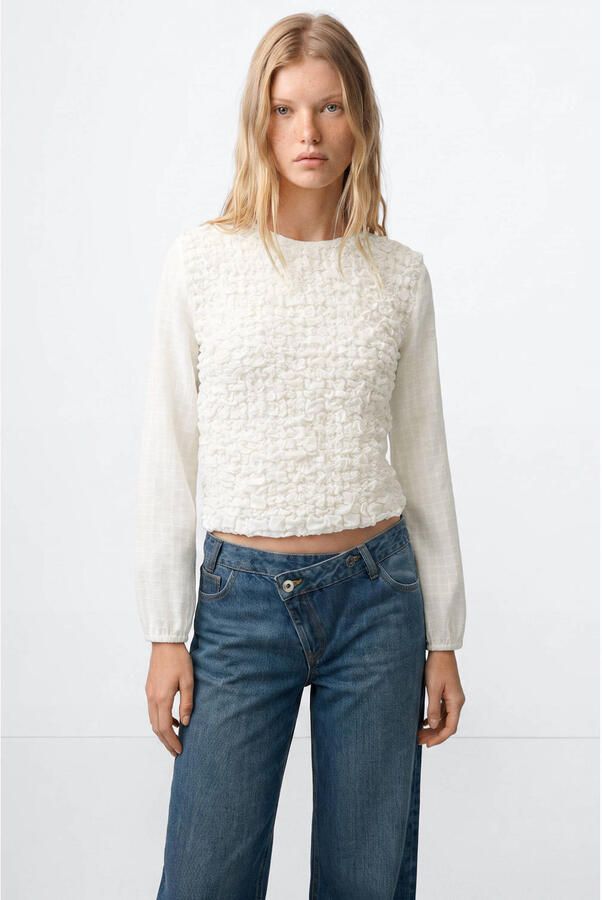 MANGO TEEN blousetop ecru