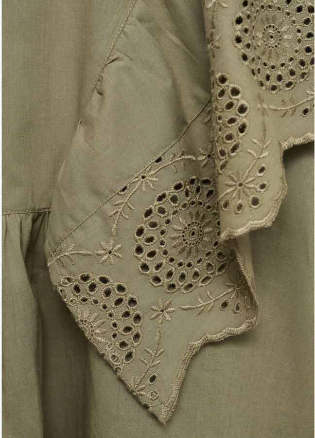 MANGO TEEN blousetop kaki broderie - Foto 2