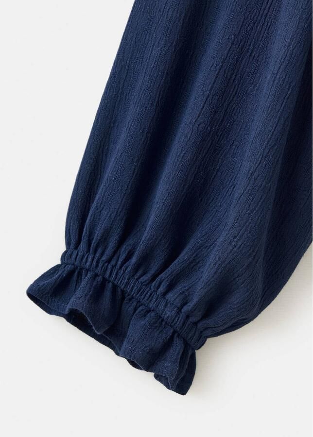 MANGO TEEN blousetop marineblauw - Foto 2