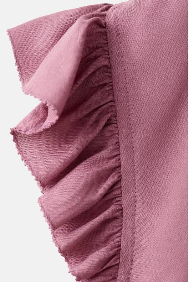 MANGO TEEN blousetop met ruches oudroze - Foto 3