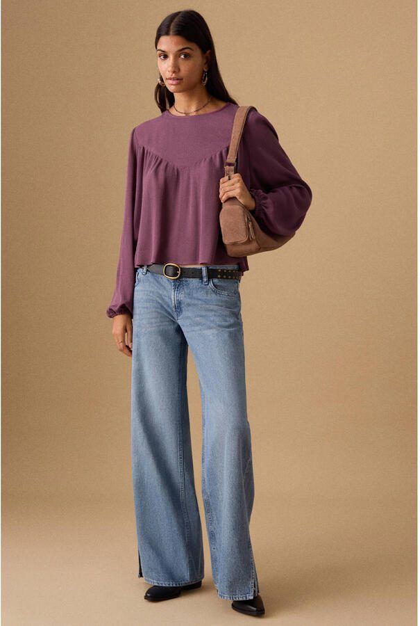 MANGO TEEN blousetop paars - Foto 2