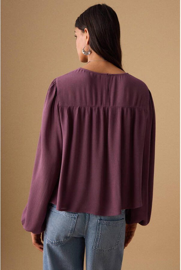 MANGO TEEN blousetop paars - Foto 3