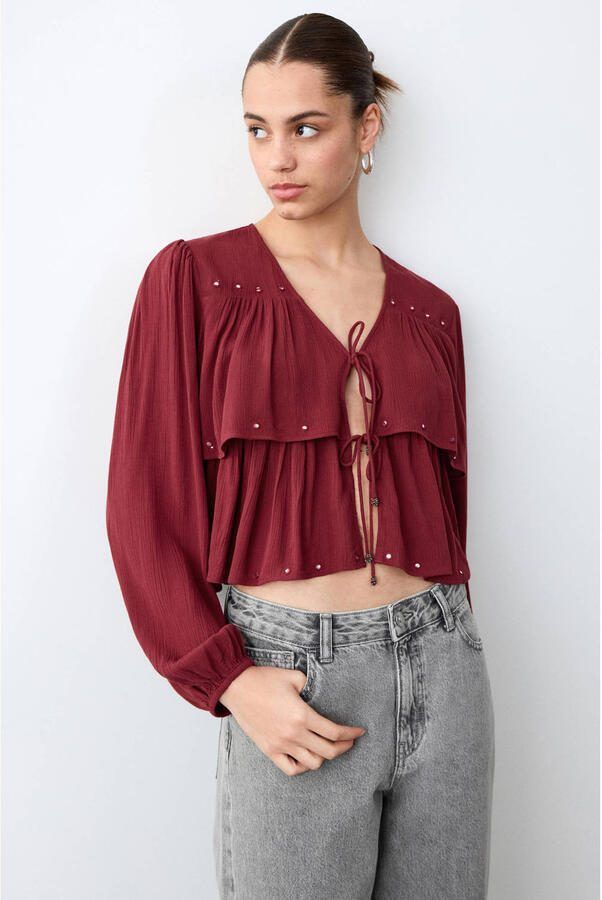 MANGO TEEN blousetop rood