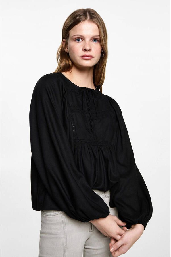 MANGO TEEN blousetop zwart - Foto 2