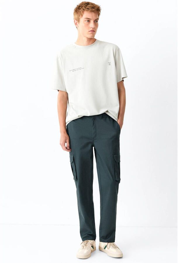 MANGO TEEN cargobroek donkerblauw