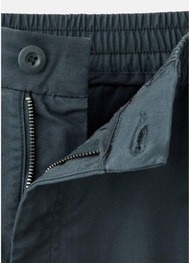 MANGO TEEN cargobroek donkerblauw - Foto 2
