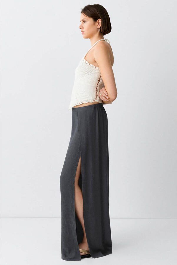 MANGO TEEN casual broek antraciet - Foto 3