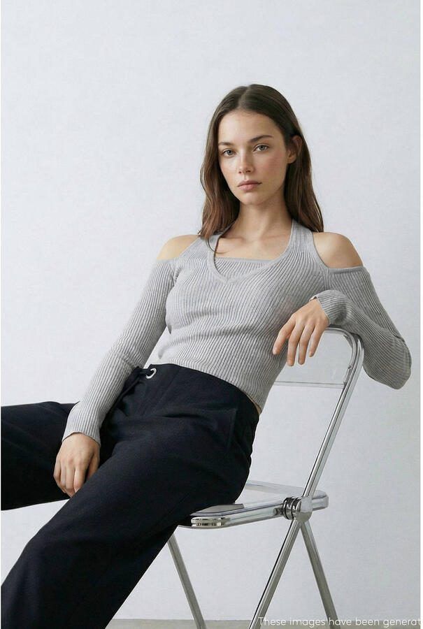 MANGO TEEN casual broek donkerblauw - Foto 3