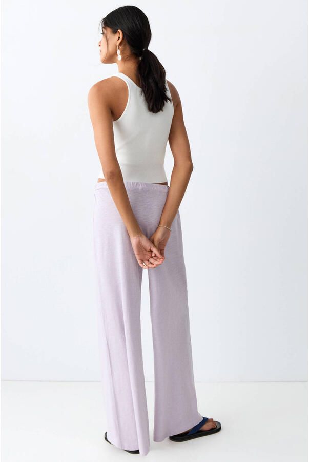 MANGO TEEN casual broek lila - Foto 2