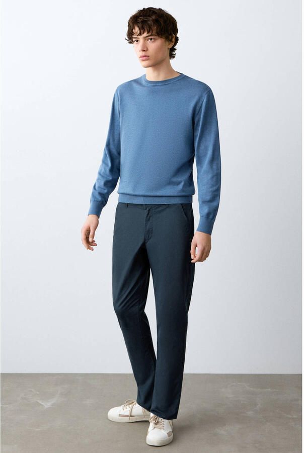 MANGO TEEN chino marineblauw