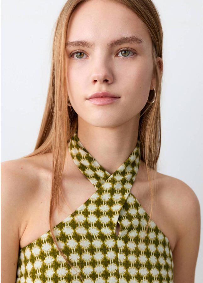 MANGO TEEN cropped top groen - Foto 3