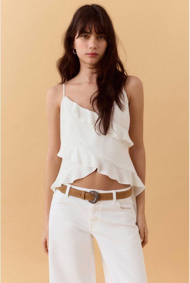 MANGO TEEN cropped top wit