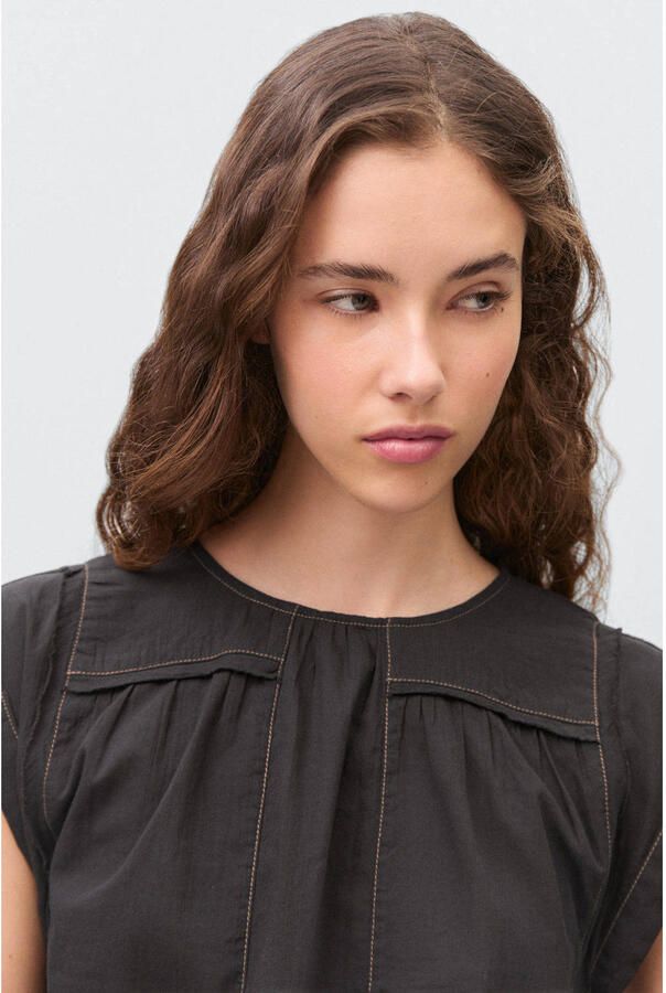 MANGO TEEN cropped top zwart - Foto 2