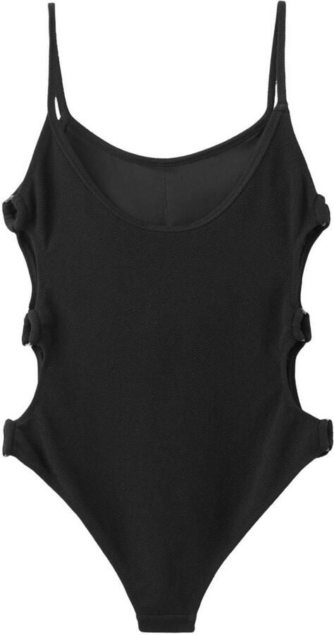 MANGO TEEN cut-out badpak zwart - Foto 3
