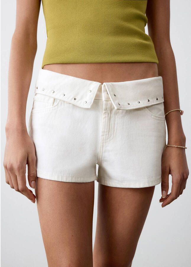 MANGO TEEN denim regular short wit