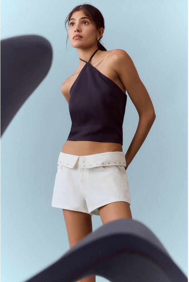 MANGO TEEN denim regular short wit - Foto 2