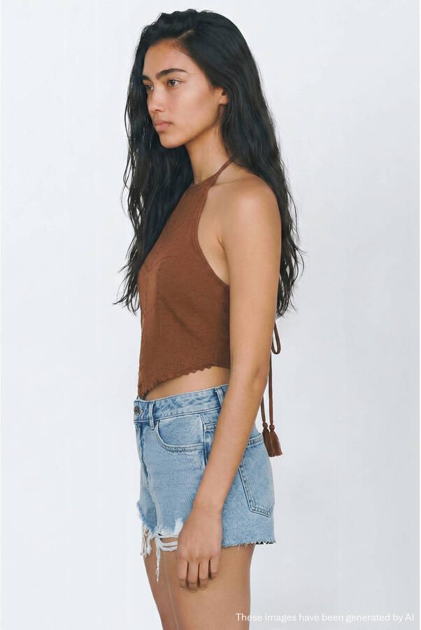 MANGO TEEN denim short mediumblauw - Foto 3