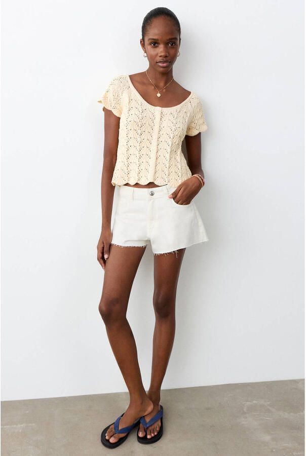MANGO TEEN denim short wit - Foto 2
