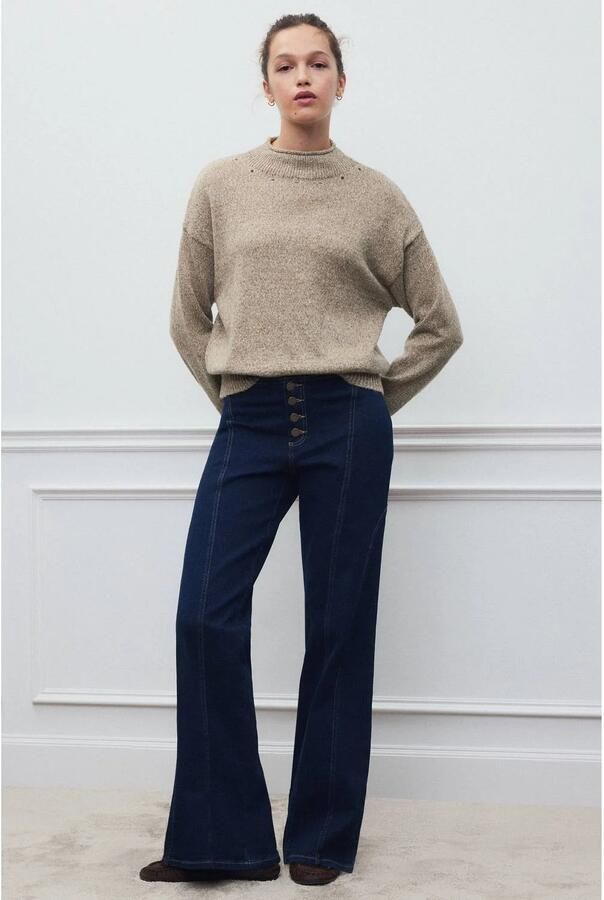 MANGO TEEN flared jeans changeant blauw