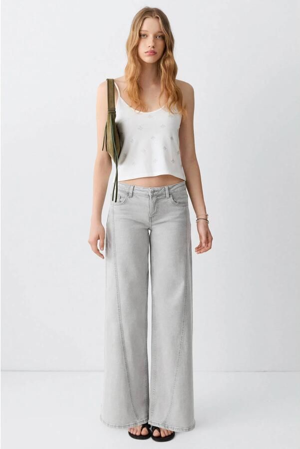 MANGO TEEN flared jeans grijs - Foto 2