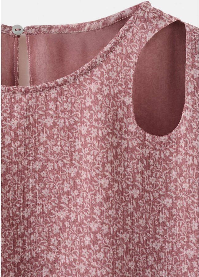 MANGO TEEN gebloemde blousetop roze - Foto 2