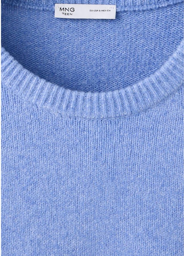MANGO TEEN gebreide trui middenblauw - Foto 2