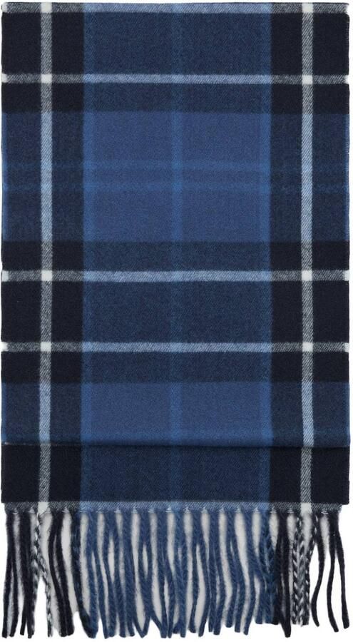 MANGO TEEN geruite sjaal blauw Meisjes Polyester Ruit - Foto 2