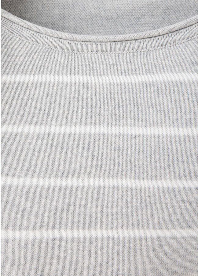 MANGO TEEN gestreepte longsleeve grijs - Foto 2