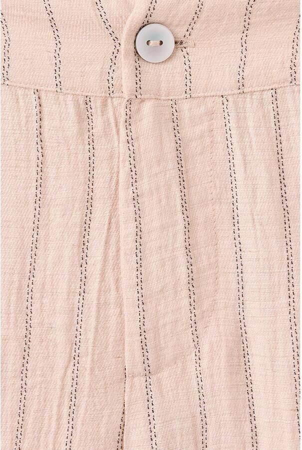 MANGO TEEN gestreepte pantalon zalm Broek Roze Meisjes Viscose Streep maat 152(XXS) - Foto 2