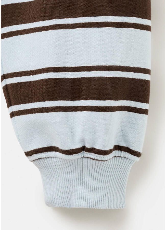MANGO TEEN gestreepte sweater lichtblauw - Foto 3