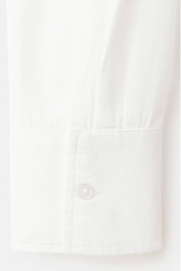 MANGO TEEN getailleerde blouse wit - Foto 2