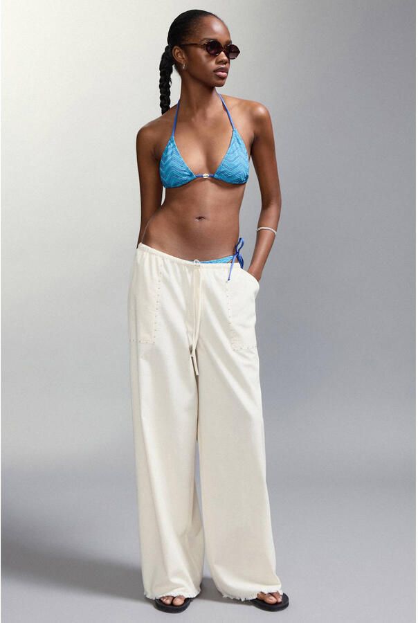 MANGO TEEN halter bikini blauw - Foto 3