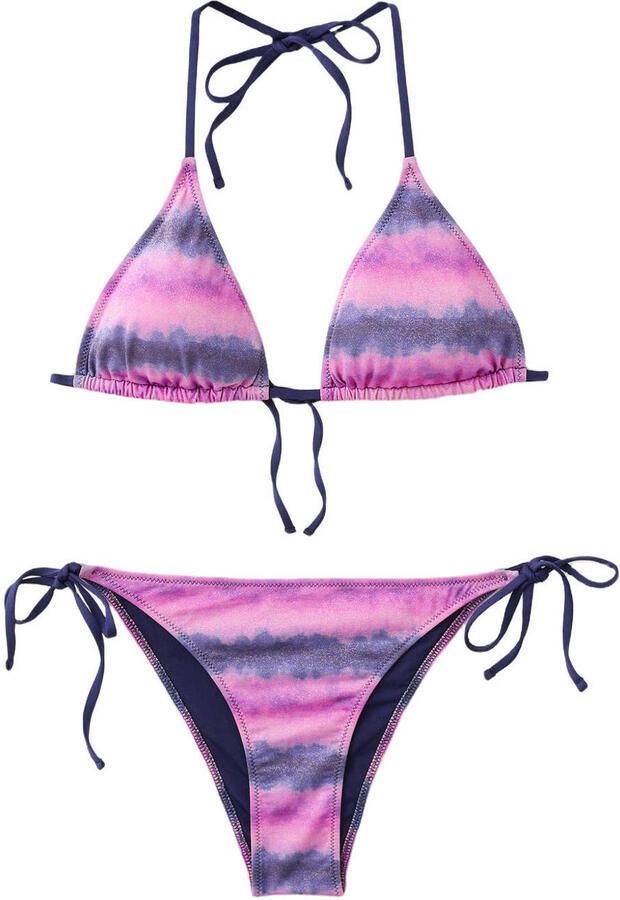 MANGO TEEN halter bikini paars roze