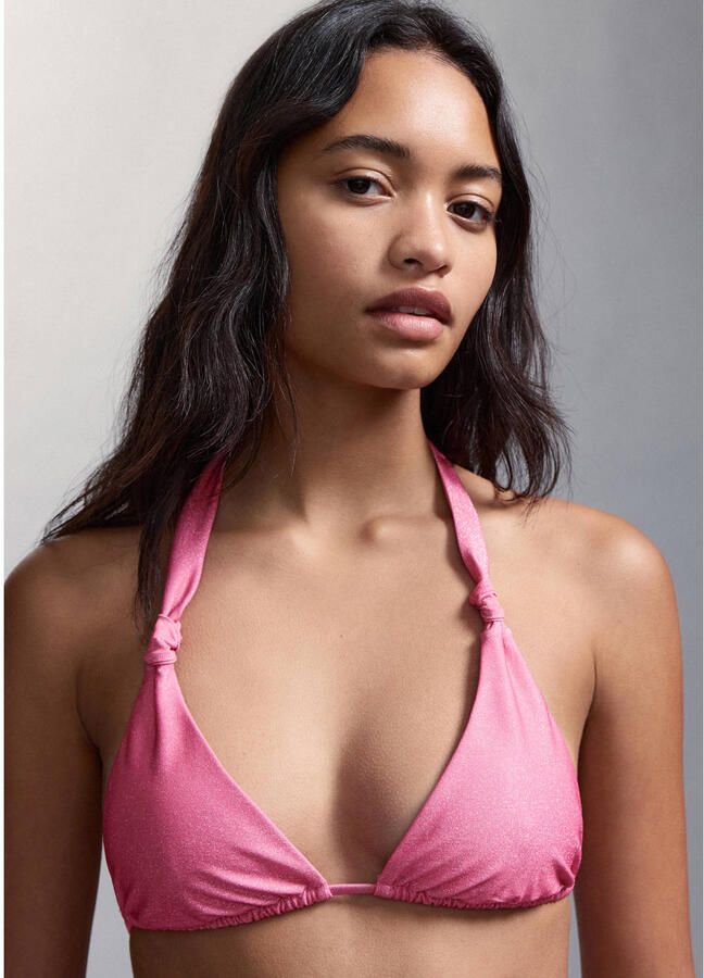 MANGO TEEN halter bikini roze - Foto 2