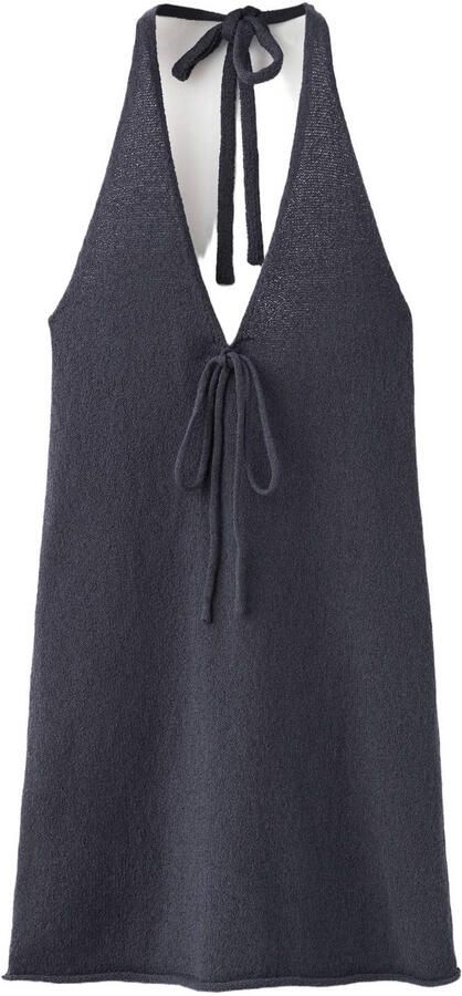 MANGO TEEN halterjurk antraciet