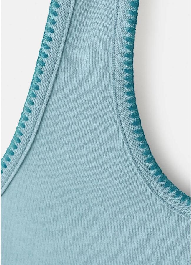 MANGO TEEN haltertop blauw - Foto 2