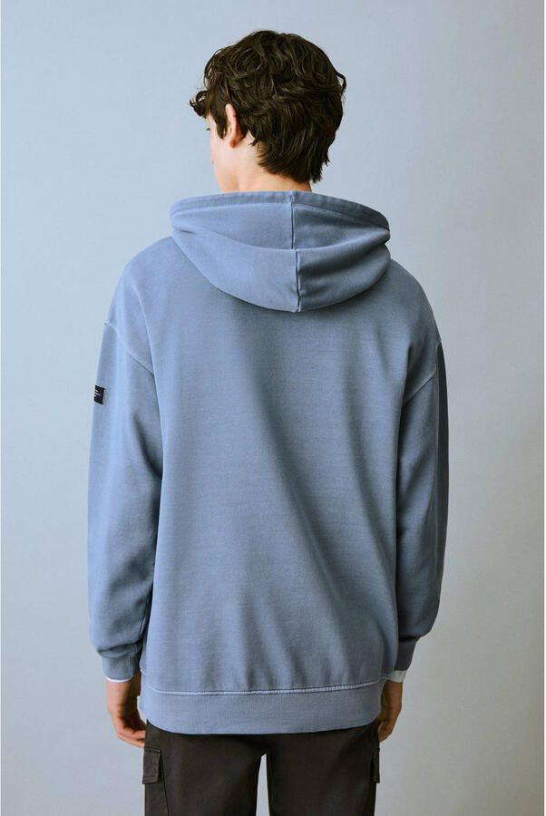 MANGO TEEN hoodie blauw - Foto 3