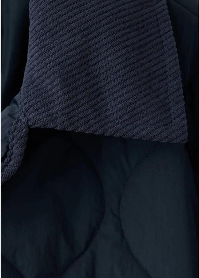 MANGO TEEN gewatteerde tussenjas donkerblauw - Foto 3