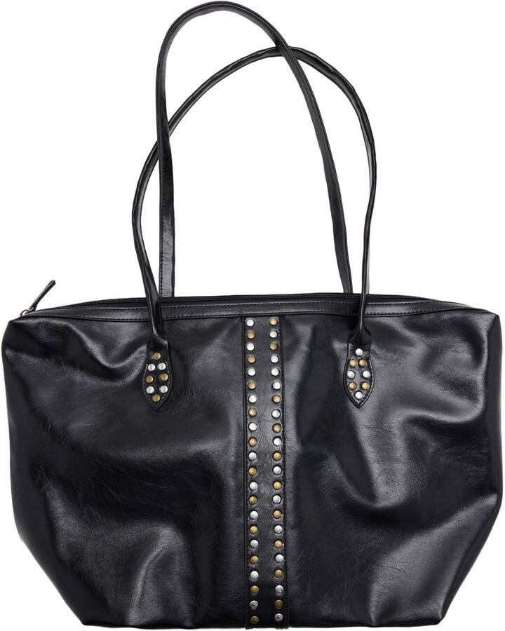 MANGO TEEN imitatieleren tas met studs zwart Meisjes Imitatieleer Effen - Foto 2